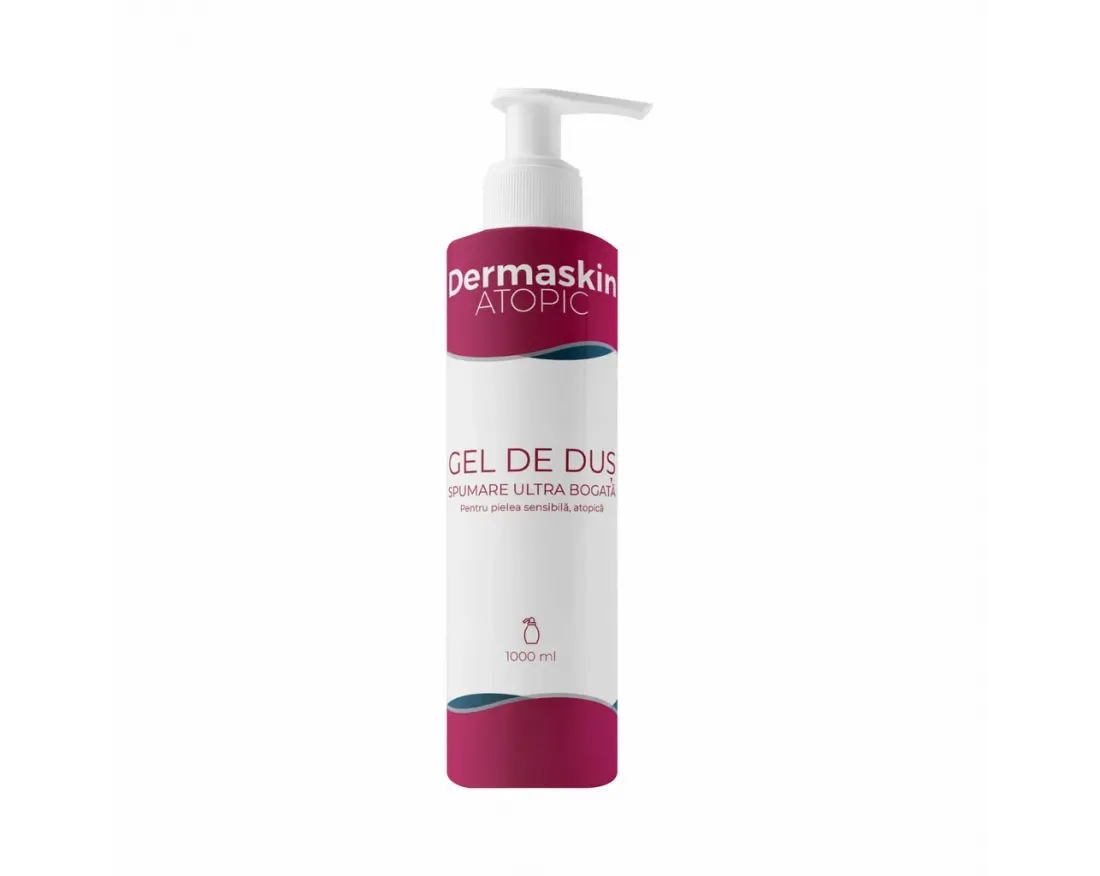 Dermaskin Atopic gel dus spumare ultra bogata 1000ml