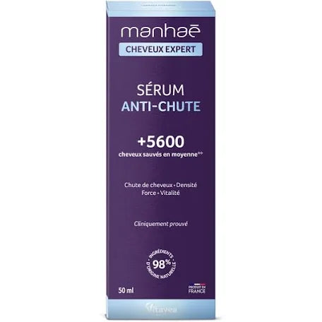 Manhaē Cheveux Expert Serum, anti-căderea părului, ser, 50 ml