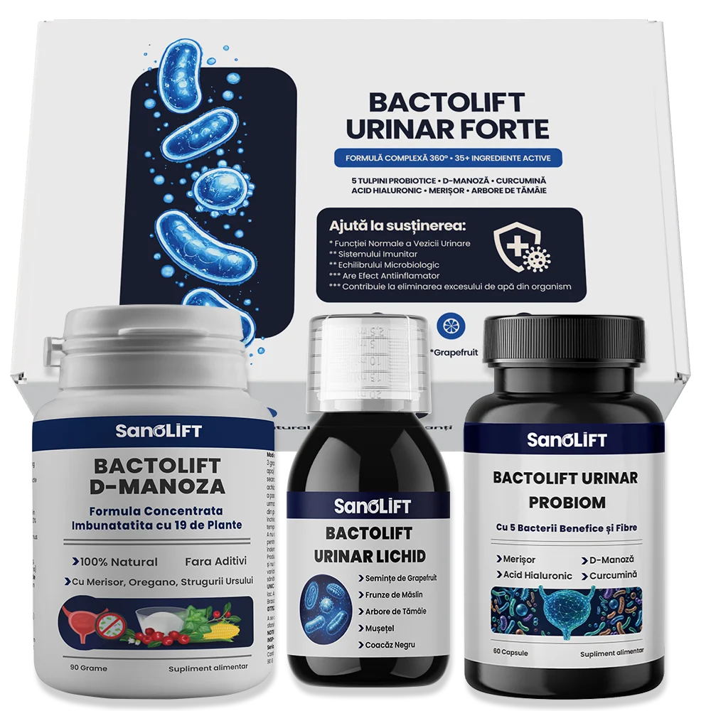 BactoLift Urinar Forte – Schema Forte & Completa pentru Infectii Urinare (35 Zile)