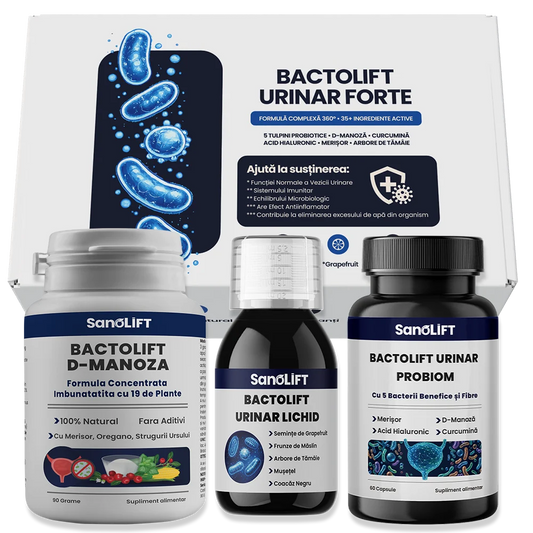 BactoLift Urinar Forte – Schema Forte & Completa pentru Infectii Urinare (35 Zile)