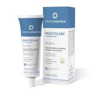 Proctocare® cremă Prurito, 30 ml, zonă perianală înroșită, iritată și cu mâncărimi