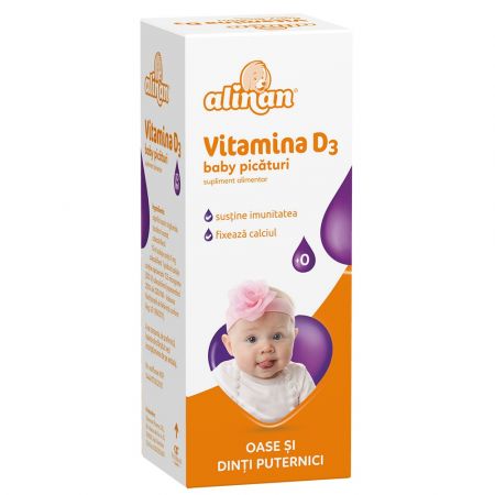 VITAMINA D3 PICATURI ALINAN 10 ML FITERMAN