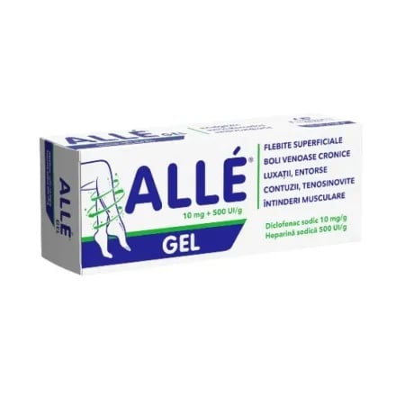 Alle Gel 10mg + 500UI, 50g, Fiterman