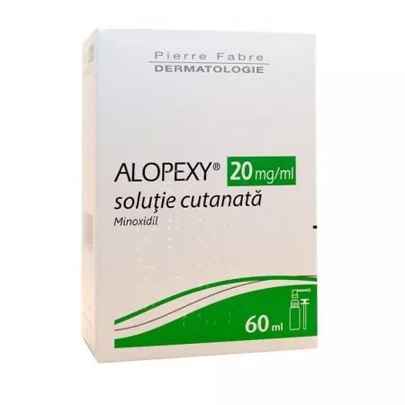 Alopexy, 20mg/ml solutie cutanata, 60ml, Pierre Fabre