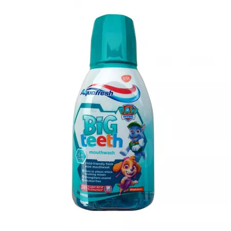 APA DE GURA PENTRU COPII 6 ANI + BIG TEETH, 300 ML, AQUAFRESH