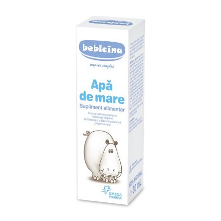 APA DE MARE PENTRU IGIENA NAZALA BEBICINA 30 ML OMEGA PHARMA