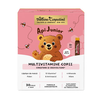 ApiJunior Multivitamine pentru copii, 30 fiole