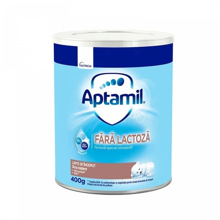LAPTE PRAF FARA LACTOZA, DE LA 0 LUNI, 400 G, APTAMIL