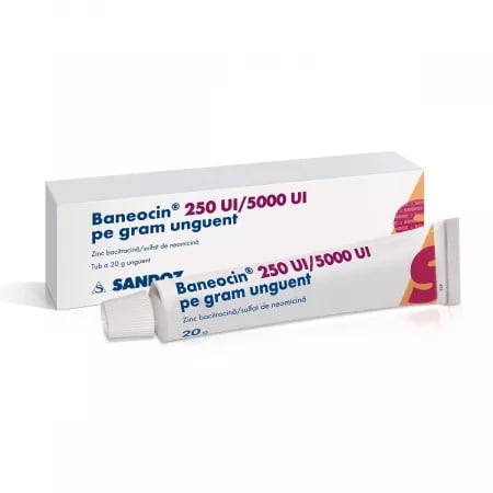 Baneocin unguent, 20g, Sandoz