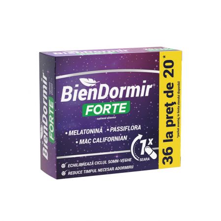 BIEN DORMIR FORTE 36 CAPSULE LA PRET DE 20 FITERMAN PHARMA