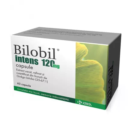 BILOBIL INTENS 120 MG (VEZI N06DX02) X 60 CAPS. KRKA D.D. NOVO MESTO