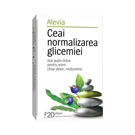 CEAI NORMALIZAREA GLICEMIEI, 20 PLICURI, ALEVIA