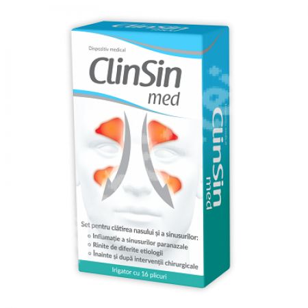 CLINSIN MED 16 PLICURI + IRIGATOR ZDROVIT