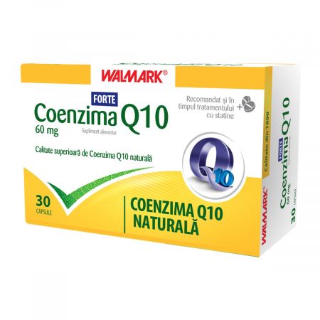 COENZIMA Q10 FORTE 60MG 30 COMPRIMATE WALMARK