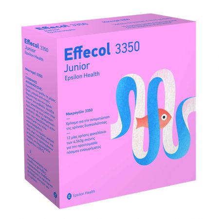 EFFECOL 3350 JUNIOR EPSILON HEALTH 12 PLICURI X 6,5 G