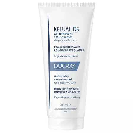 GEL SPUMANT ANTI-SCUAME KELUAL DS, 200 ML, DUCRAY