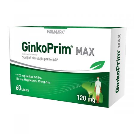 GINKOPRIM MAX 120MG, 60 TABLETE, WALMARK