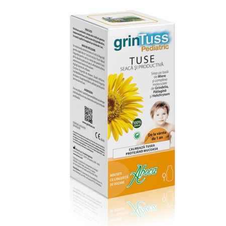 GRINTUSS PEDIATRIC SIROP DE TUSE PENTRU COPII 180 ML ABOCA