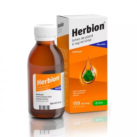 Herbion Lichen de piatra sirop, 150ml, Krka