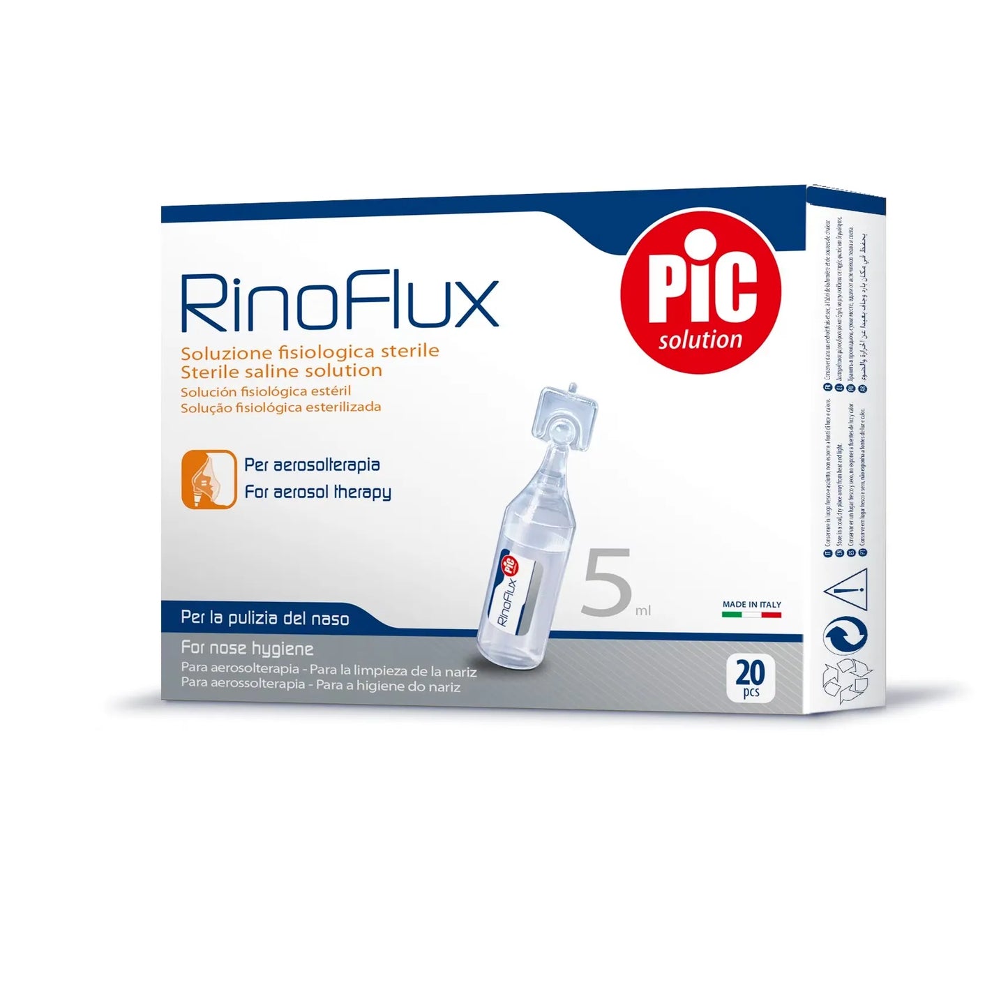 Ser fiziologic Rinoflux 20 doze x 5ml