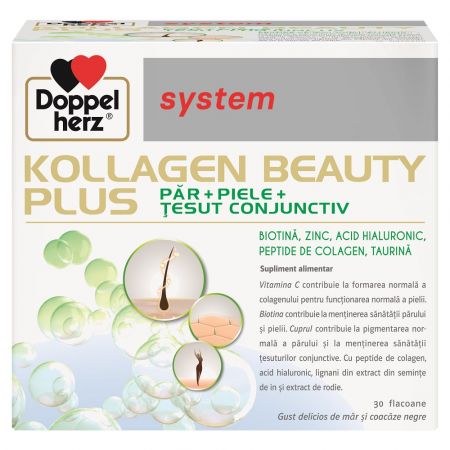 KOLLAGEN SYSTEM BEAUTY PLUS 30 FLACOANE DOPPELHERZ