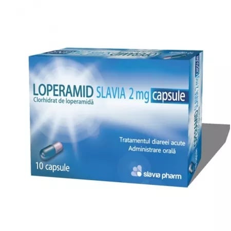 Loperamid 2mg, 10 capsule, Slavia Pharm