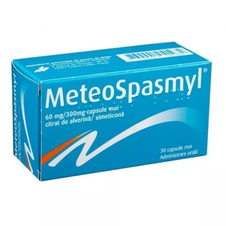 Meteospasmyl 60mg/300mg, 30 capsule moi, Mayoly Spindler