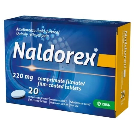 Naldorex 220mg, 20 comprimate filmate, Krka