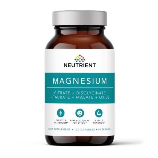 Magnesium Taurate, Bisglycinate, Citrate, Malate, Oxide x 120 capsule