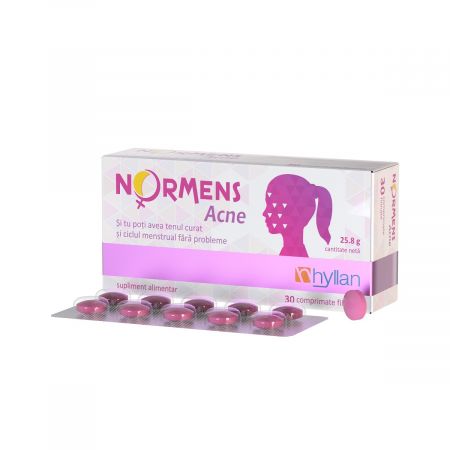 NORMENS ACNE 30 COMPRIMATE HYLLAN