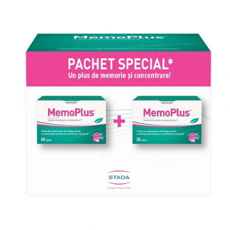 PACHET MEMOPLUS 60 + 30 TABLETE WALMARK