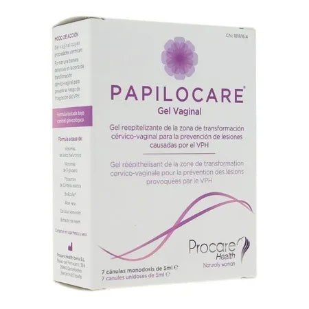 PAPILOCARE GEL VAGINAL X 7 CANULE