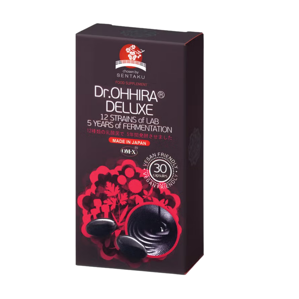 Dr.Ohhira® Deluxe probiotice fermentate 5 ani cu OM-X®, 30 capsule