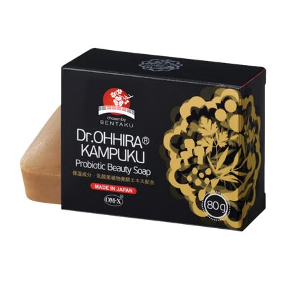 Dr.Ohhira® Sapun de fata Kampuku cu probiotice OM-X®, 80 g