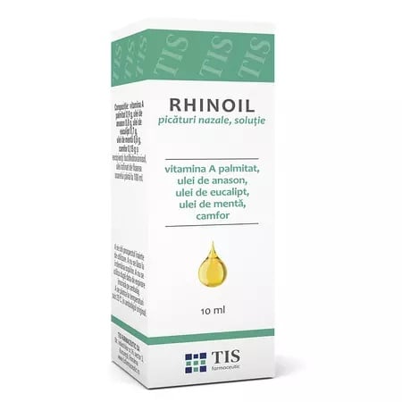 Rhinoil picaturi nazale, 10ml, Tis Farmaceutic