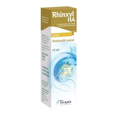 Rhinxyl HA 0,5mg/ml spray nazal, 10ml, Terapia