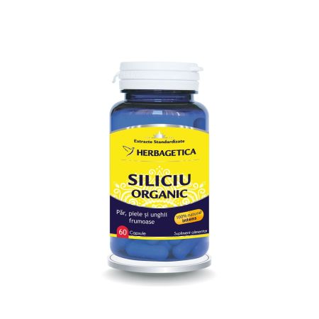 SILICIU ORGANIC 60 CAPSULE HERBAGETICA