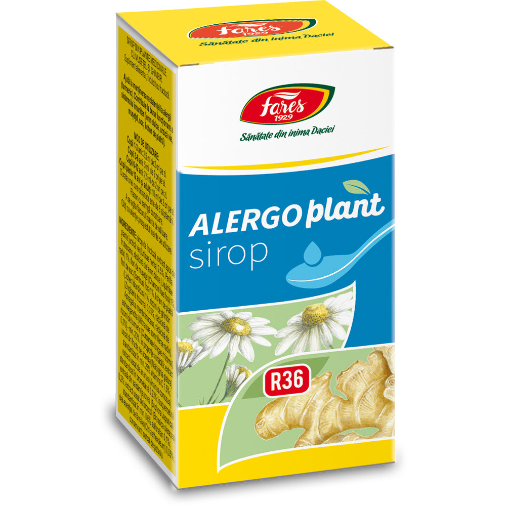 SIROP CU FRUCTOZA ALERGOPLANT R36 100 ML FARES