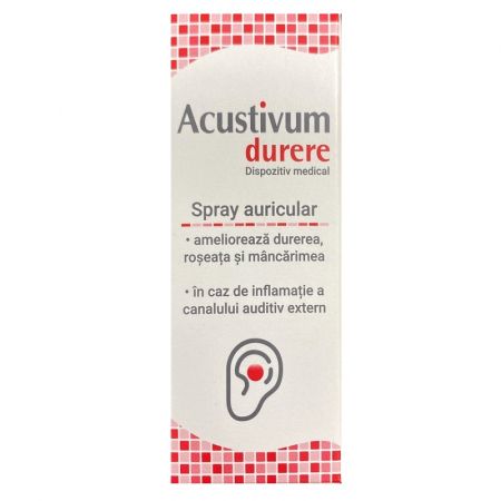 SPRAY AURICULAR ACUSTIVUM DURERE 20 ML ZDROVIT
