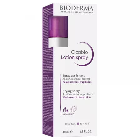 SPRAY LOTIUNE REPARATOARE CICABIO, 40 ML, BIODERMA