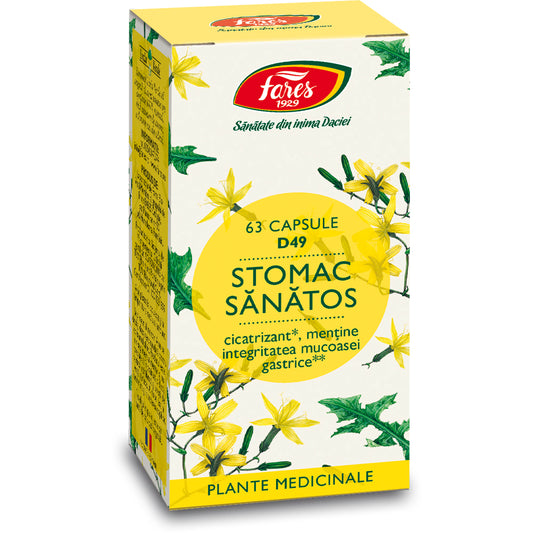 STOMAC SANATOS D49 63 CAPSULE FARES