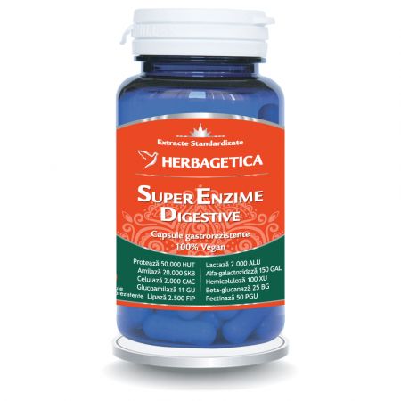 SUPER ENZIME DIGESTIVE 10 CAPSULE HERBAGETICA