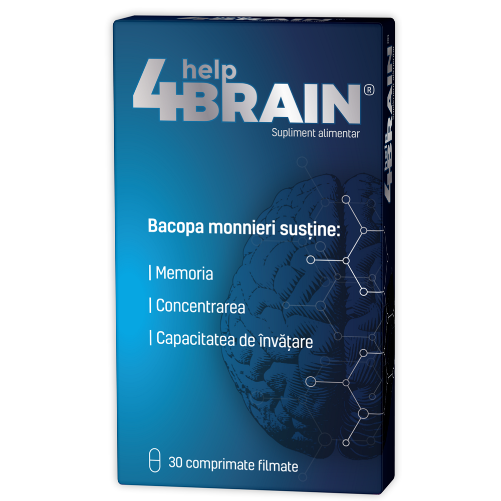 Help4Brain, 30 comprimate, Zdrovit, ambalaj