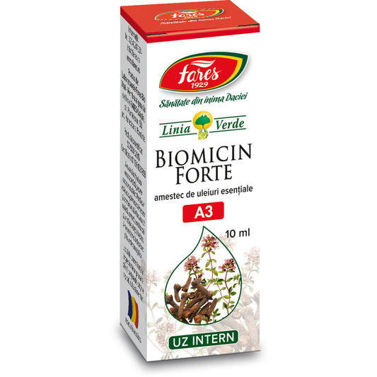 ULEI BIOMICIN FORTE A3 10 ML FARES