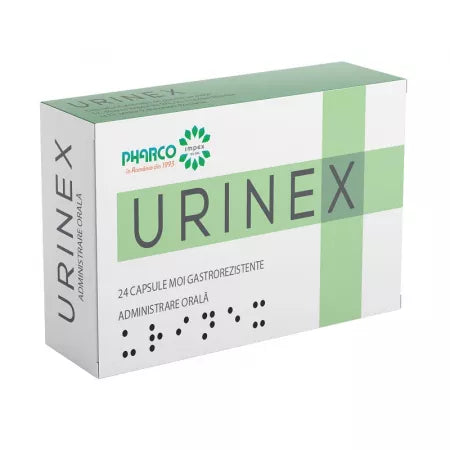 URINEX X 24 CAPS. MOI GASTROREZ. PHARCO IMPEX 93 S.R.
