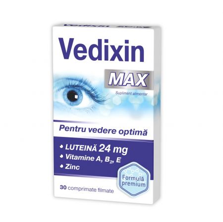 VEDIXIN MAX  PENTRU VEDERE OPTIMA 30 CAPSULE ZDROVIT